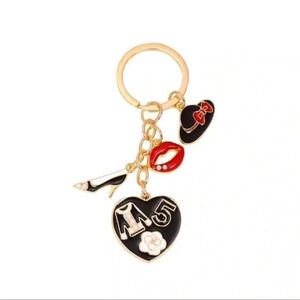 2 LEFT! Cute High Heel Lips No.5 Keychain